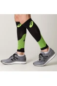 CANELITO ASICS COMPRESSÃO LEG SLEEVES - Preto/verde