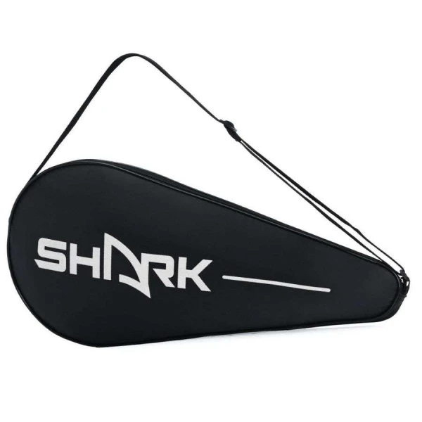 CAPA SHARK PARA RAQUETE BT - Preto/branco