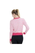 CARDIGAN ADIDAS TRF FEMININO - Pink/branco