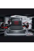 CHAPÉU ADIDAS BUCKET AUDI REVOLUT F1 MECÂNICOS DE EQUIPE - Chumbo