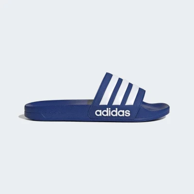 CHINELO ADIDAS ADILETE SHOWER UNISSEX - Azul/branco CHINELO ADIDAS ADILETE SHOWER UNISSEX - Azul/branco