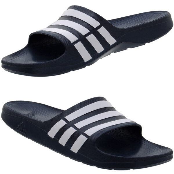CHINELO ADIDAS DURAMO SLIDE MASCULINO - Marinho/branco