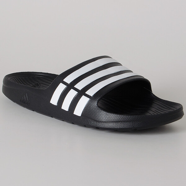 CHINELO ADIDAS DURAMO SLIDE MASCULINO - Preto/branco