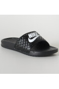 CHINELO NIKE BENASSI JDI FEMININO - Preto/branco CHINELO NIKE BENASSI JDI FEMININO - Preto/branco