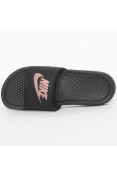 CHINELO NIKE BENASSI JDI FEMININO - Preto/rosa CHINELO NIKE BENASSI JDI FEMININO - Preto/rosa
