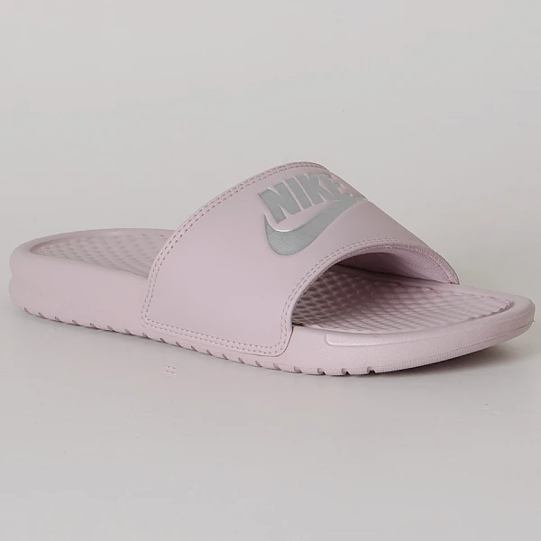 CHINELO NIKE BENASSI JDI FEMININO - Rosa/prata