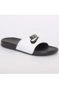 CHINELO NIKE BENASSI JDI MASCULINO - Branco/preto