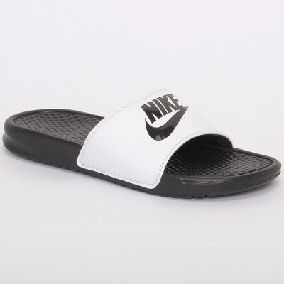 CHINELO NIKE BENASSI JDI MASCULINO - Branco/preto