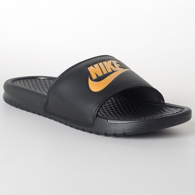 CHINELO NIKE BENASSI JDI MASCULINO - Preto/dourado