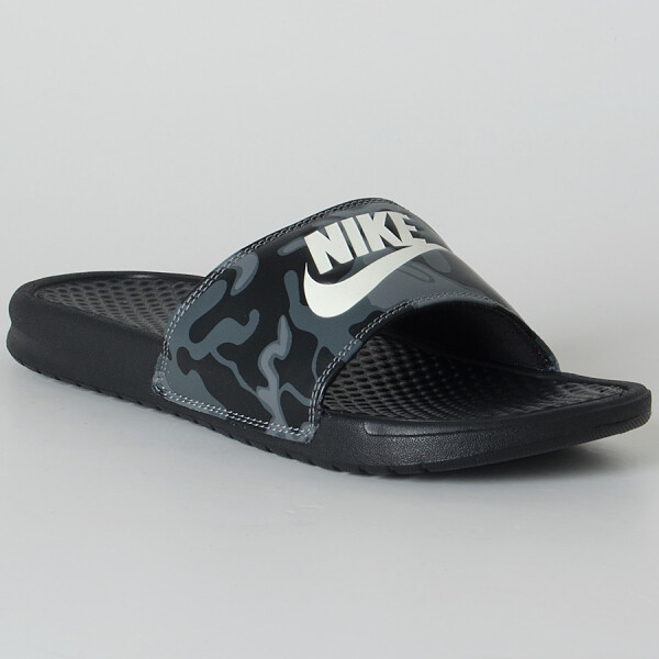 CHINELO NIKE BENASSI JDI PRINT MASCULINO - Preto/grafite