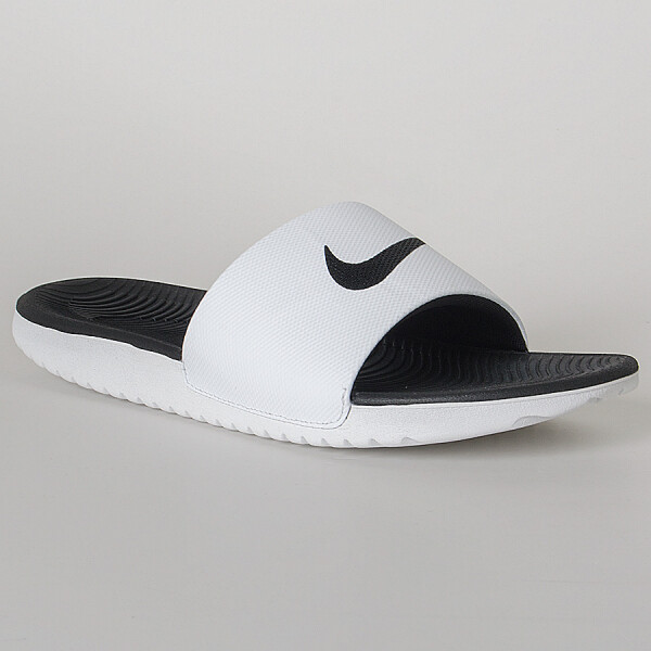 CHINELO NIKE KAWA SLIDE - Branco/preto