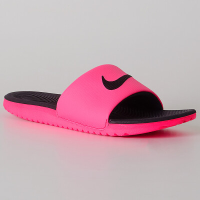 CHINELO NIKE KAWA SLIDE FEMININO - Pink/preto