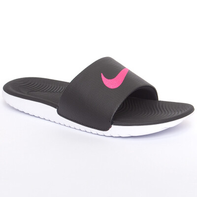 CHINELO NIKE KAWA SLIDE FEMININO - Preto/pink