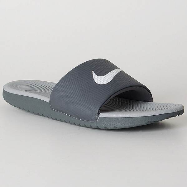 CHINELO NIKE KAWA SLIDE - Grafite/branco