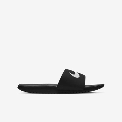 CHINELO NIKE KAWA SLIDE GS INFANTIL - Preto/branco