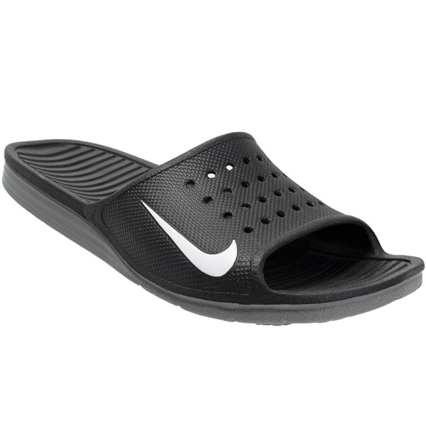 CHINELO NIKE SOLARSOFT SLIDE MASCULINO - Preto/grafite