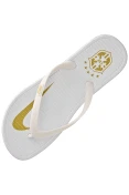 CHINELO NIKE SOLARSOFT THONG 2 PRINT MASCULINO - Branco/dourado CHINELO NIKE SOLARSOFT THONG 2 PRINT MASCULINO - Branco/dourado