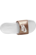 CHINELO NIKE VICTORI ONE FEMININO - Branco/dourado