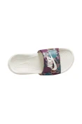 CHINELO NIKE VICTORI ONE SLIDE PRINT FEMININO - Branco/lilas