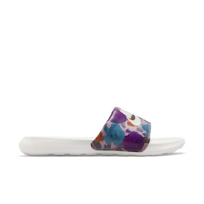 CHINELO NIKE VICTORI ONE SLIDE PRINT FEMININO - Branco/lilas