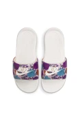 CHINELO NIKE VICTORI ONE SLIDE PRINT FEMININO - Branco/lilas