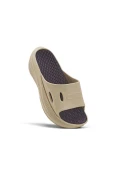 CHINELO OLYMPIKUS POS CORRE FEMININO - Bege/roxo CHINELO OLYMPIKUS POS CORRE FEMININO - Bege/roxo