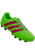 CHUTEIRA ADIDAS ACE 16 4 FXG INFANTIL - Verde/pink