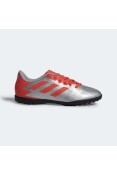 CHUTEIRA ADIDAS ARTILHEIRA V TF JR SOCIETY INFANTIL - Prata/vermelho