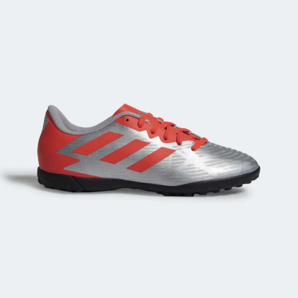 CHUTEIRA ADIDAS ARTILHEIRA V TF JR SOCIETY INFANTIL - Prata/vermelho