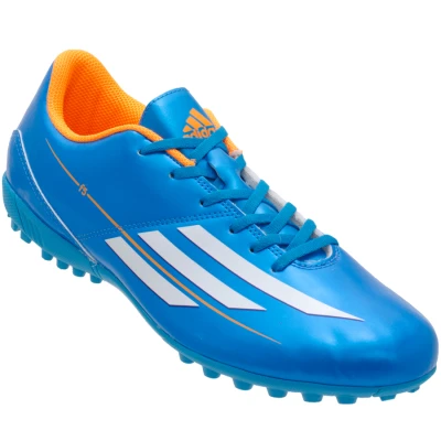 CHUTEIRA ADIDAS F5 TRX TF MASCULINA - Azul/branco CHUTEIRA ADIDAS F5 TRX TF MASCULINA - Azul/branco