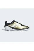 CHUTEIRA ADIDAS F50 CLUB TF MESSI SOCIETY - Dourado/preto