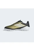 CHUTEIRA ADIDAS F50 CLUB TF MESSI SOCIETY - Dourado/preto