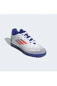 CHUTEIRA ADIDAS F50 CLUB TF SOCIETY INFANTIL - Branco/azul
