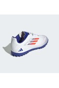CHUTEIRA ADIDAS F50 CLUB TF SOCIETY INFANTIL - Branco/azul
