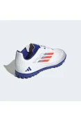 CHUTEIRA ADIDAS F50 CLUB TF SOCIETY INFANTIL - Branco/azul