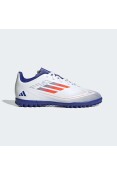 CHUTEIRA ADIDAS F50 CLUB TF SOCIETY INFANTIL - Branco/azul