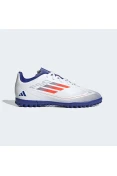 CHUTEIRA ADIDAS F50 CLUB TF SOCIETY INFANTIL - Branco/azul