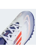 CHUTEIRA ADIDAS F50 CLUB TF SOCIETY INFANTIL - Branco/azul