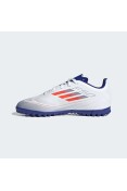 CHUTEIRA ADIDAS F50 CLUB TF SOCIETY INFANTIL - Branco/azul