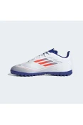 CHUTEIRA ADIDAS F50 CLUB TF SOCIETY INFANTIL - Branco/azul