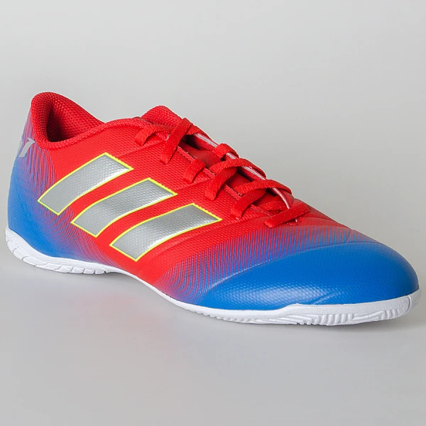 CHUTEIRA ADIDAS FUTSAL NEMEZIZ MESSI TANGO 18.4 IN - Vermelho/azul