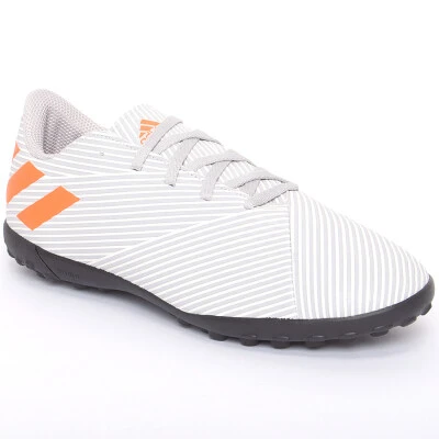 CHUTEIRA ADIDAS NEMEZIZ 19.4 TF INFANTIL - Cinza/laranja