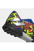 CHUTEIRA ADIDAS NEMEZIZ MESSI 19.3 SOCIETY INFANTIL - Azul/amarelo