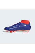 CHUTEIRA ADIDAS PREDATOR 24 CLUB SOCK FXG CAMPO - Azul/branco