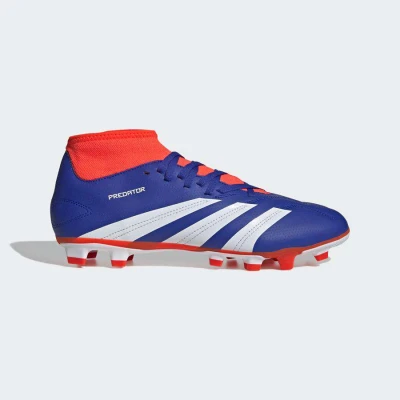 CHUTEIRA ADIDAS PREDATOR 24 CLUB SOCK FXG CAMPO - Azul/branco