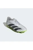 CHUTEIRA ADIDAS PREDATOR ACCURACY.4 FXG CAMPO - Branco/verde