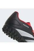 CHUTEIRA ADIDAS PREDATOR CLUB SOCIETY INFANTIL - Preto/branco