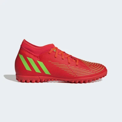 CHUTEIRA ADIDAS PREDATOR EDGE.4 S TF SOCIETY - Vermelho/verde CHUTEIRA ADIDAS PREDATOR EDGE.4 S TF SOCIETY - Vermelho/verde