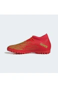 CHUTEIRA ADIDAS PREDATOR EDGE.4 S TF SOCIETY - Vermelho/verde CHUTEIRA ADIDAS PREDATOR EDGE.4 S TF SOCIETY - Vermelho/verde
