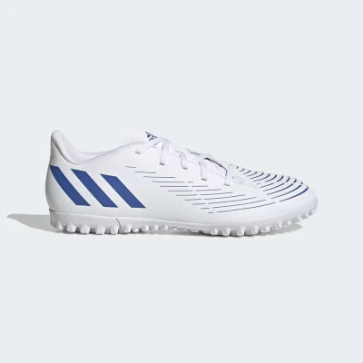 CHUTEIRA ADIDAS PREDATOR EDGE.4 TF SOCIETY - Branco/azul CHUTEIRA ADIDAS PREDATOR EDGE.4 TF SOCIETY - Branco/azul